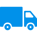 Truck blue icon